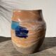 Raku vase / signed ceramic / handmade pottery