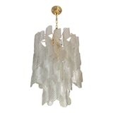 Lustre italien en verre de Murano