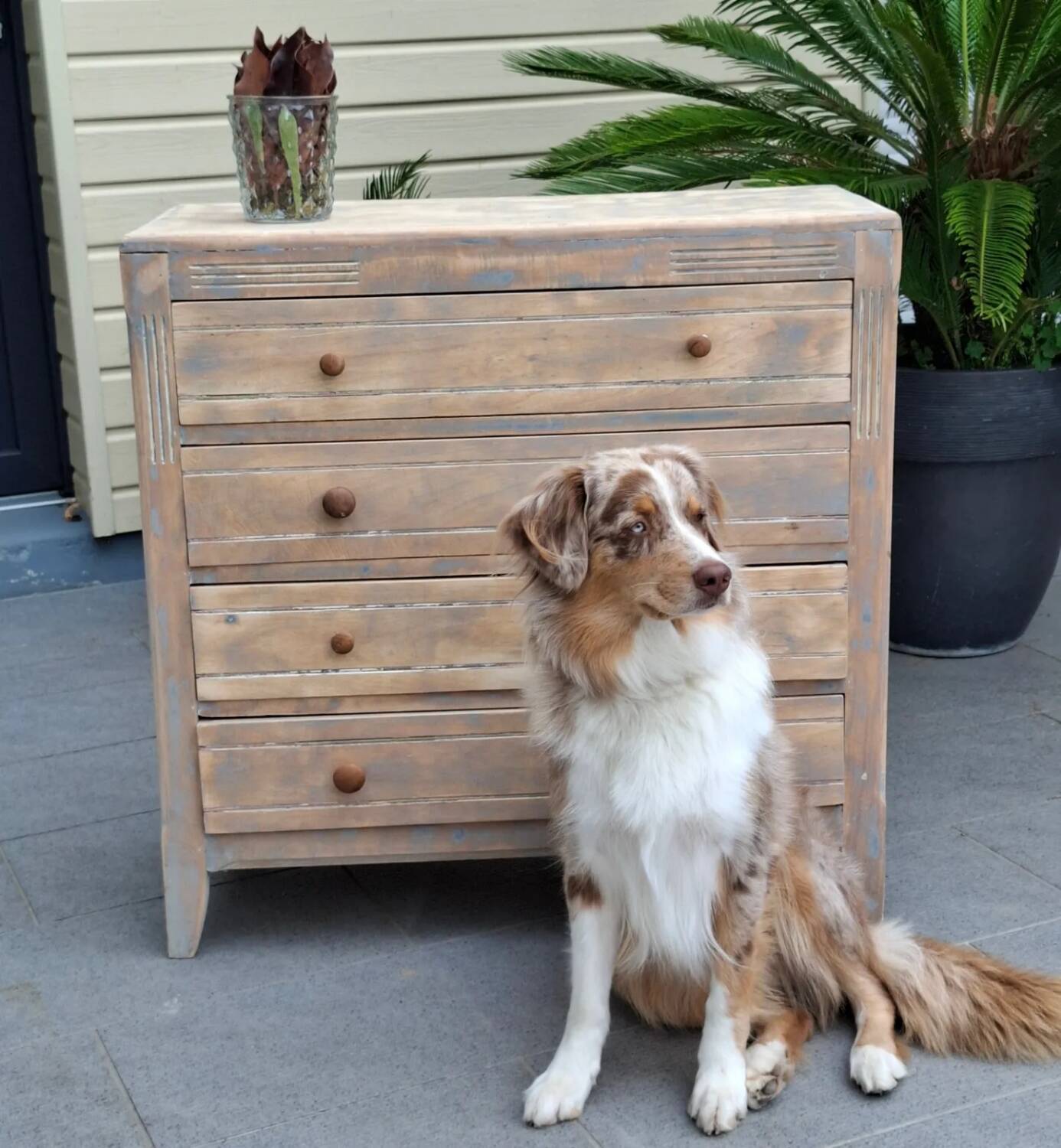 Renovated vintage chest of drawers