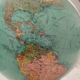 Terrestrial globe old world map