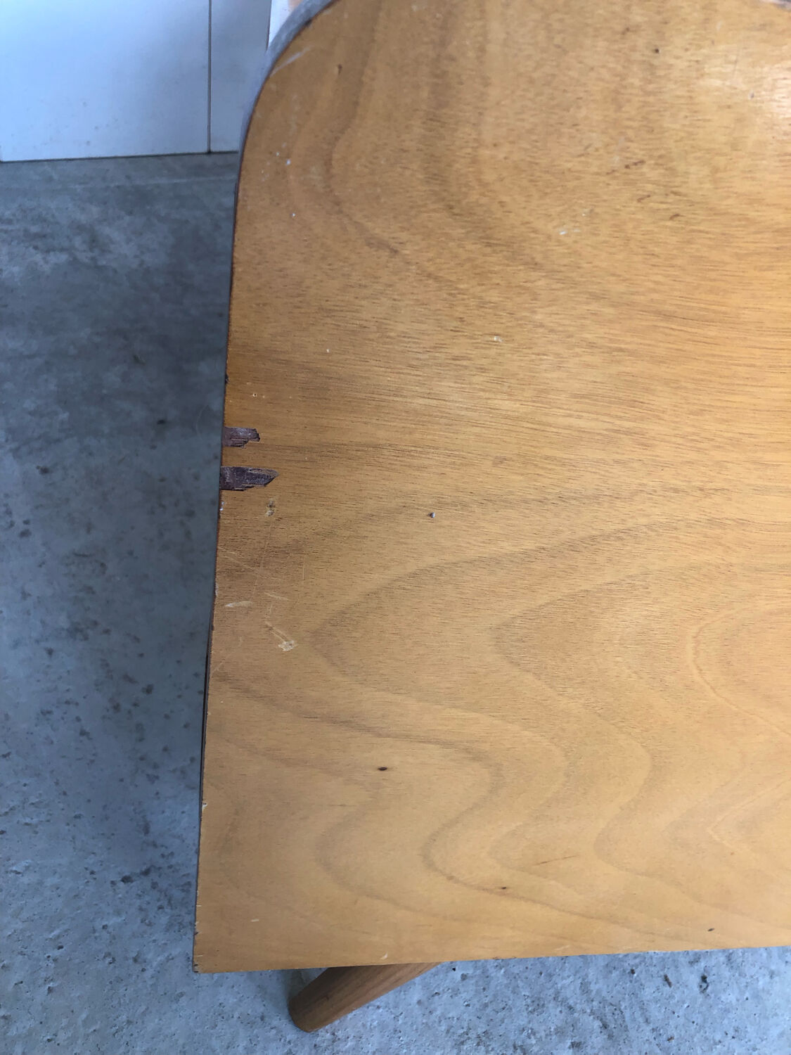 Scandinavian children's bed year 60 with rattan