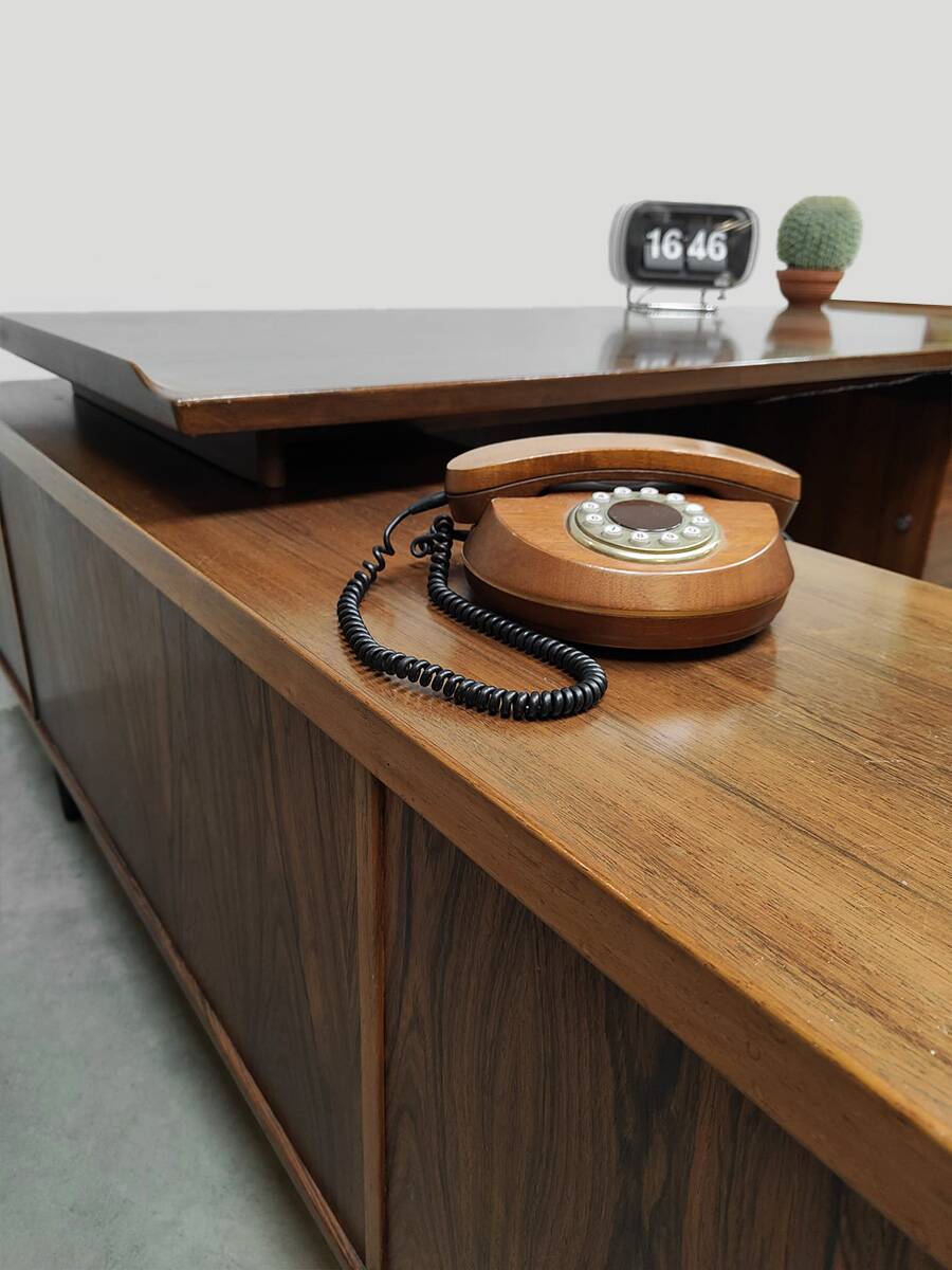 Rare vintage design executive desk Arne Vodder for Sibast model 209