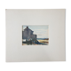 André Duculty (1912-1990) Watercolor on paper "Beachside, probably in Finistère" Signed