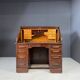 American roll-top desk, solid oak, Czechoslovakia, 1930s