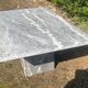 Vintage 70s marble coffee table