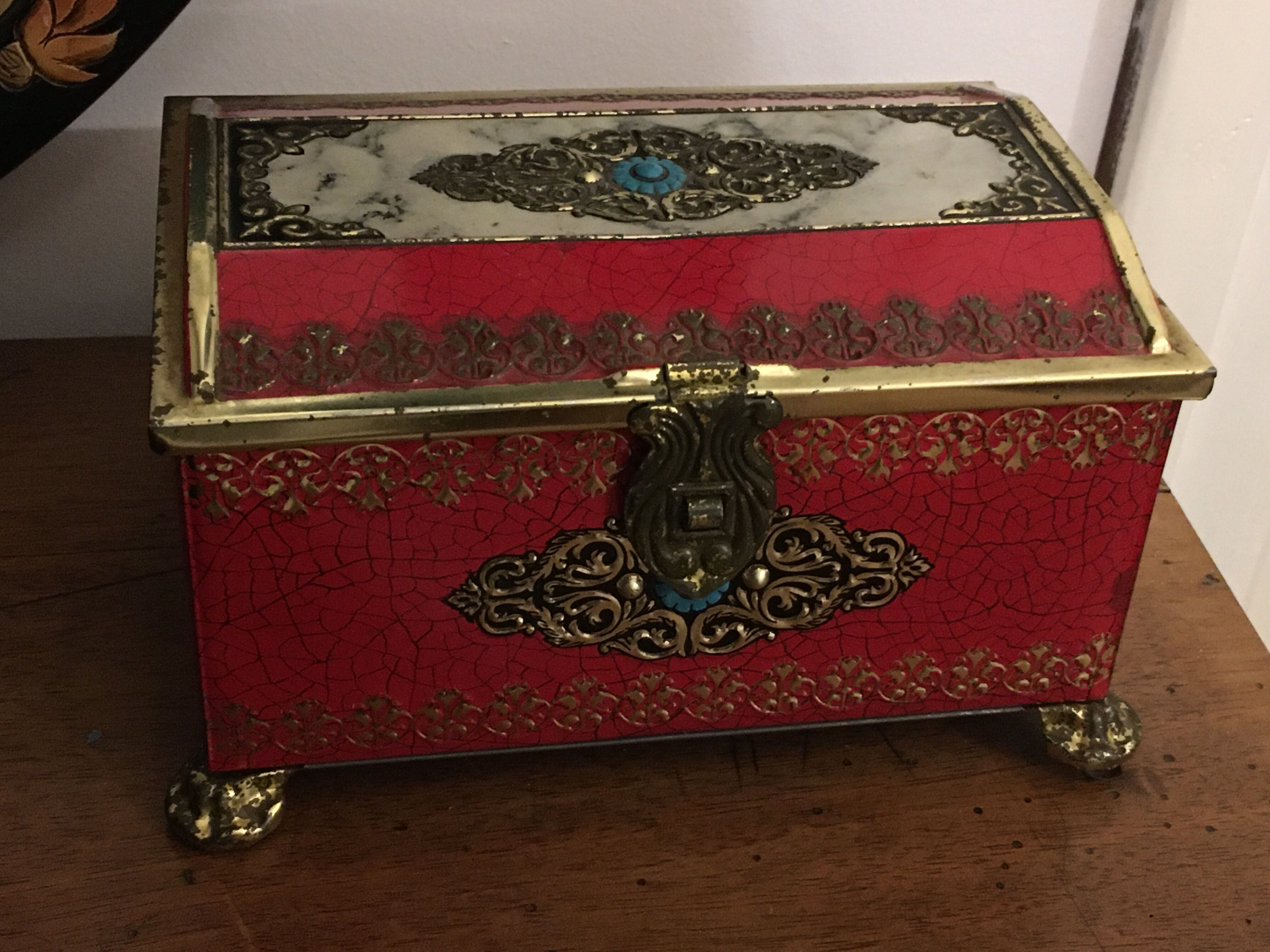 Old metal box