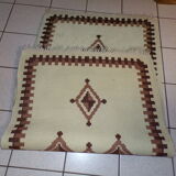 Handmade vintage wool carpets  93x175cm