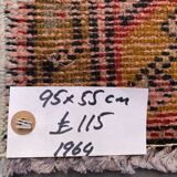 Tapis turc vintage 95x55 cm