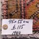 Small Vintage Turkish Rug 95x55 cm, Short Runner, Tribal, Shabby Chic