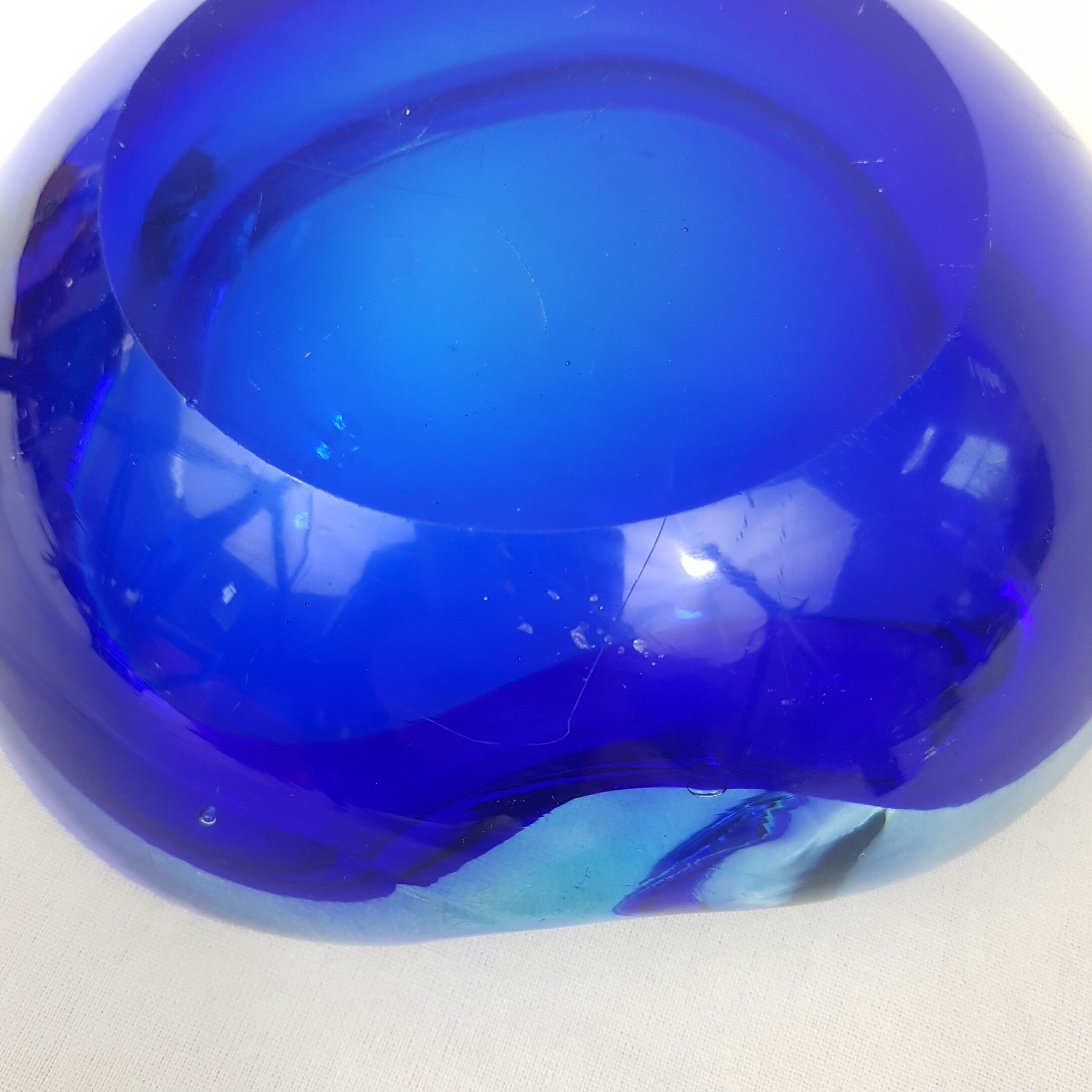 Ashtray "geode" Murano Sommerso