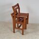 2 chaises maison Regain pour les arcs 1970