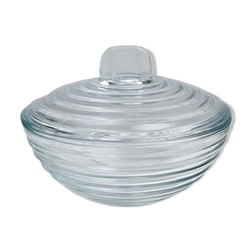 Boîte en verre de forme ronde