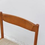 Set of 6 dining chairs in oak by Meubelatelier Vanda Watervliet, 1960s