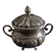 Antique silver sugar bowl