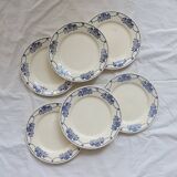 Assiettes plates antiques -  Choisy le Roi HBC -  Modèle Georgett