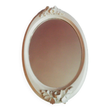 Romantic oval mirror