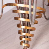 Italian Hollywood Regency Chandelier, 1970s