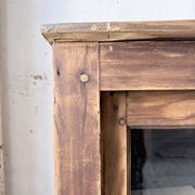 XXL industrial sideboard with glass doors