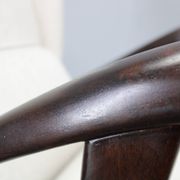 1950s Restored Wing Chair , Czechoslovakia