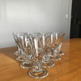 10 large glasses for a festive table