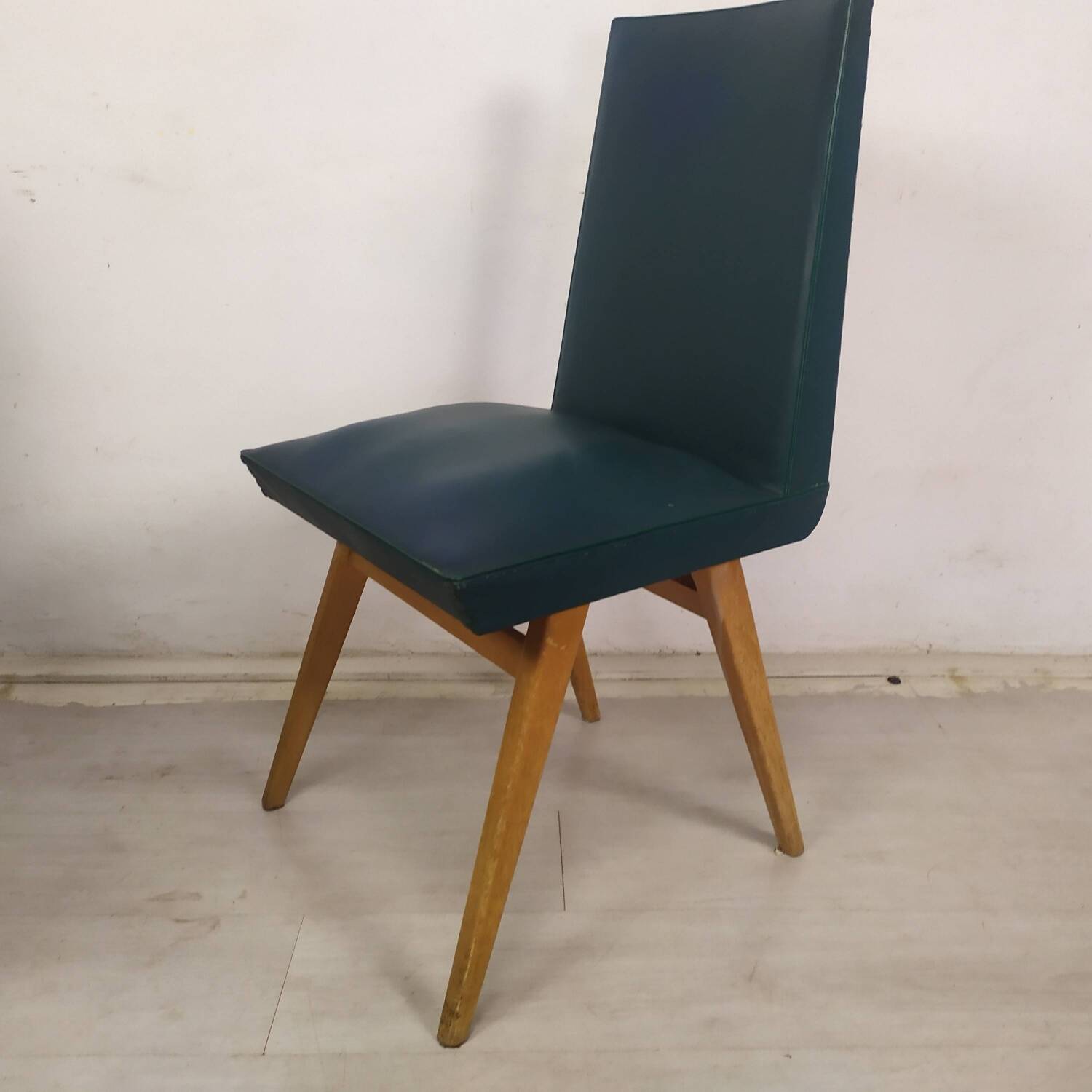 Vintage blue green chairs
