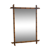 Miroir bambou rectangulaire