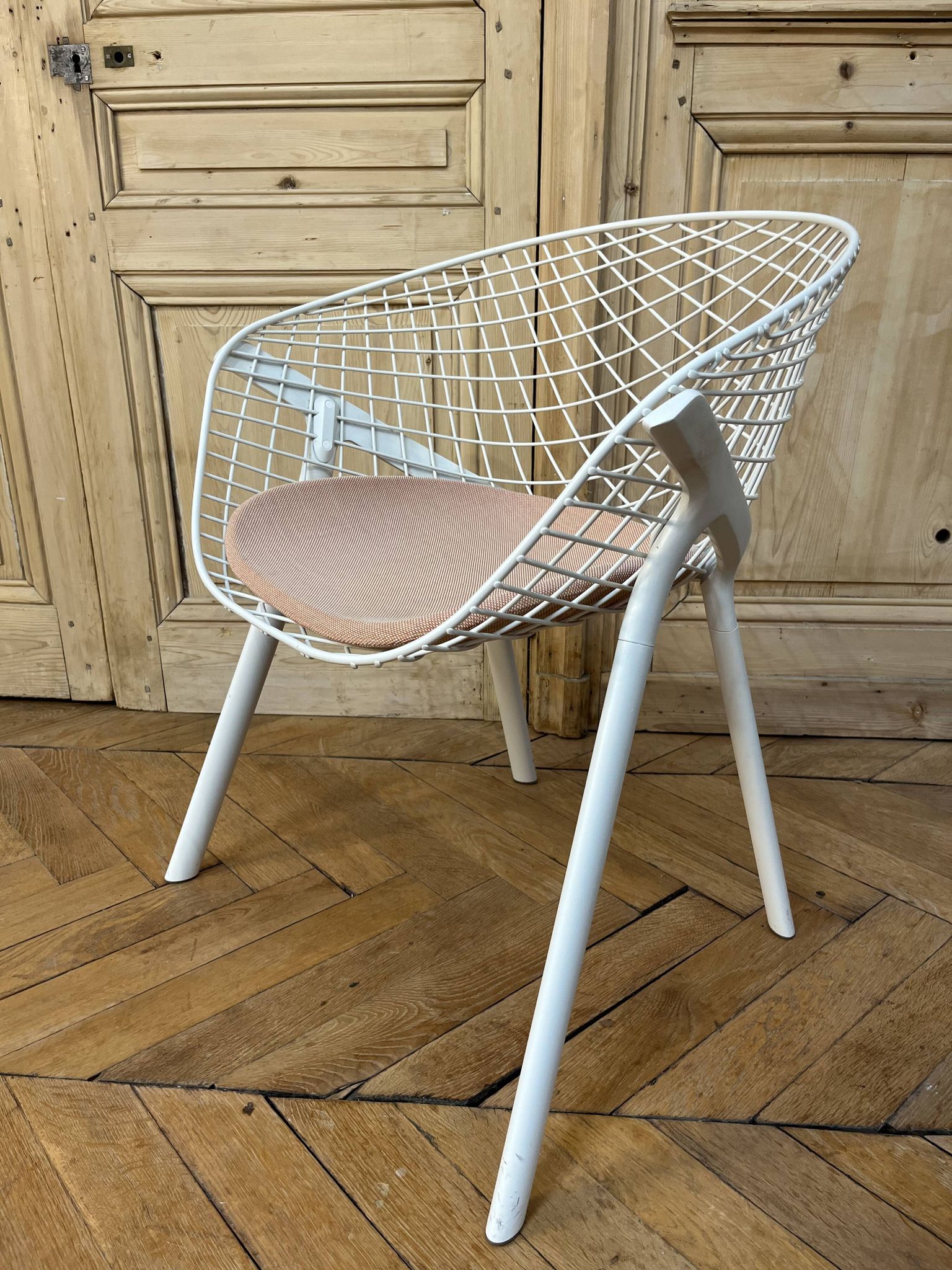 Kobi chair pair by alias + boma side table by kettal