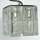 Poliarte, clear Murano glass pendant from 70s
