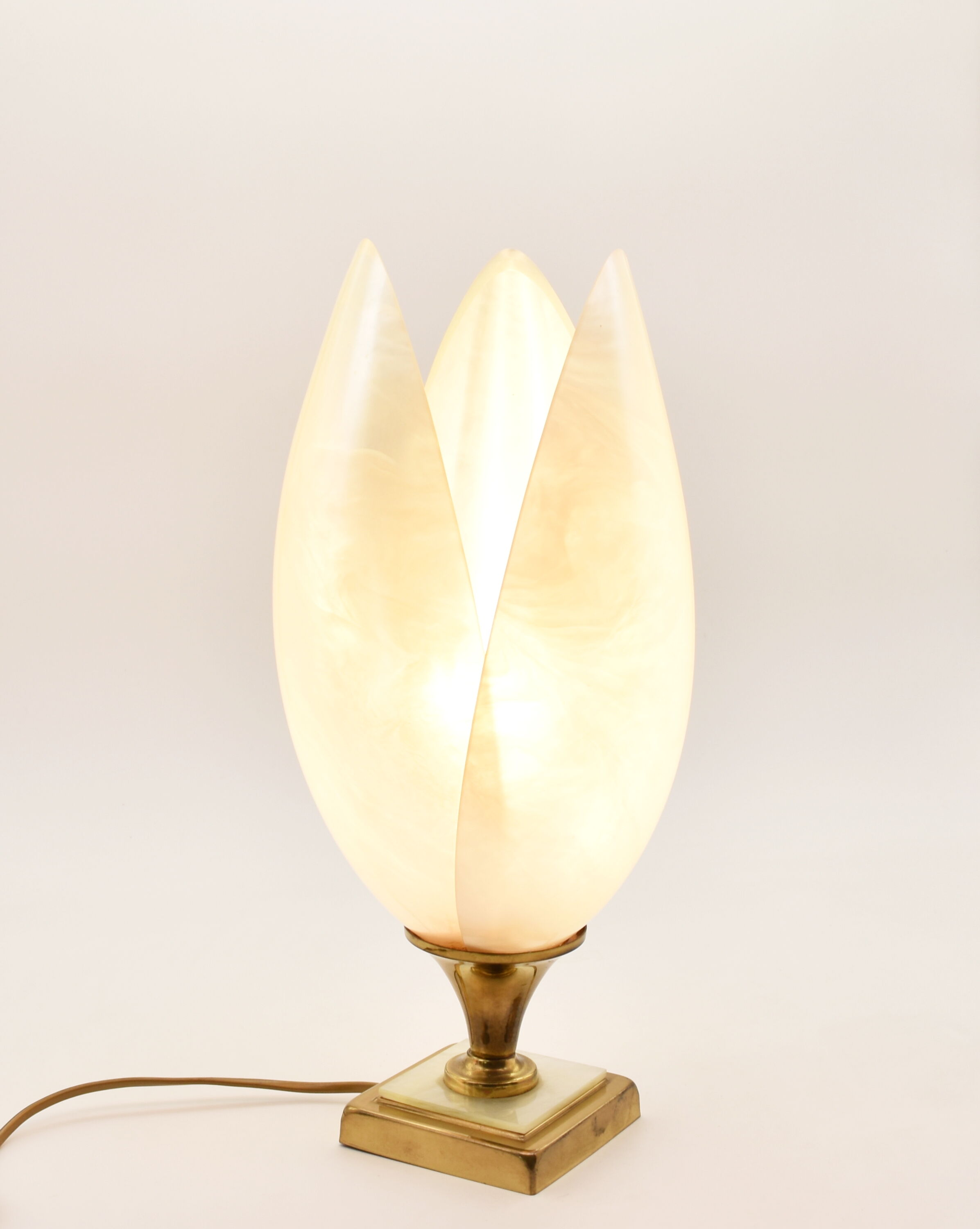 Pearly Rougier vintage Tulip lamp