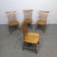 Four vintage Swedish Akerblom chairs.