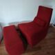 Rocking chair and pouf