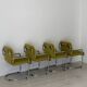 4 chairs Guido Faleschini l4Mariani Italy 1970