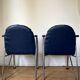 Souvignet chairs tubular chrome vintage modernist