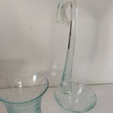unsigned Biot bubble glass punch set