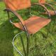 Pair of chrome armchairs, vintage circa 70