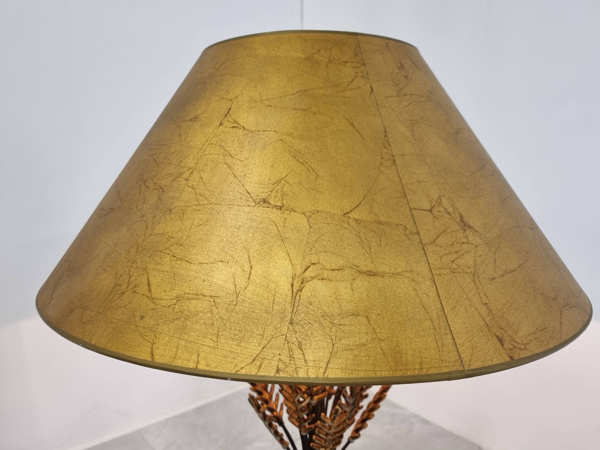 Lampe de table vintage en forme de gerbe de blé - années 1960