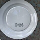 4 assiettes plates modele Gaulois, creil et montereau et Elorn, digoin sarreguemines, collector