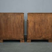 1935s pair of rare art deco bedside tables, Czechoslovakia