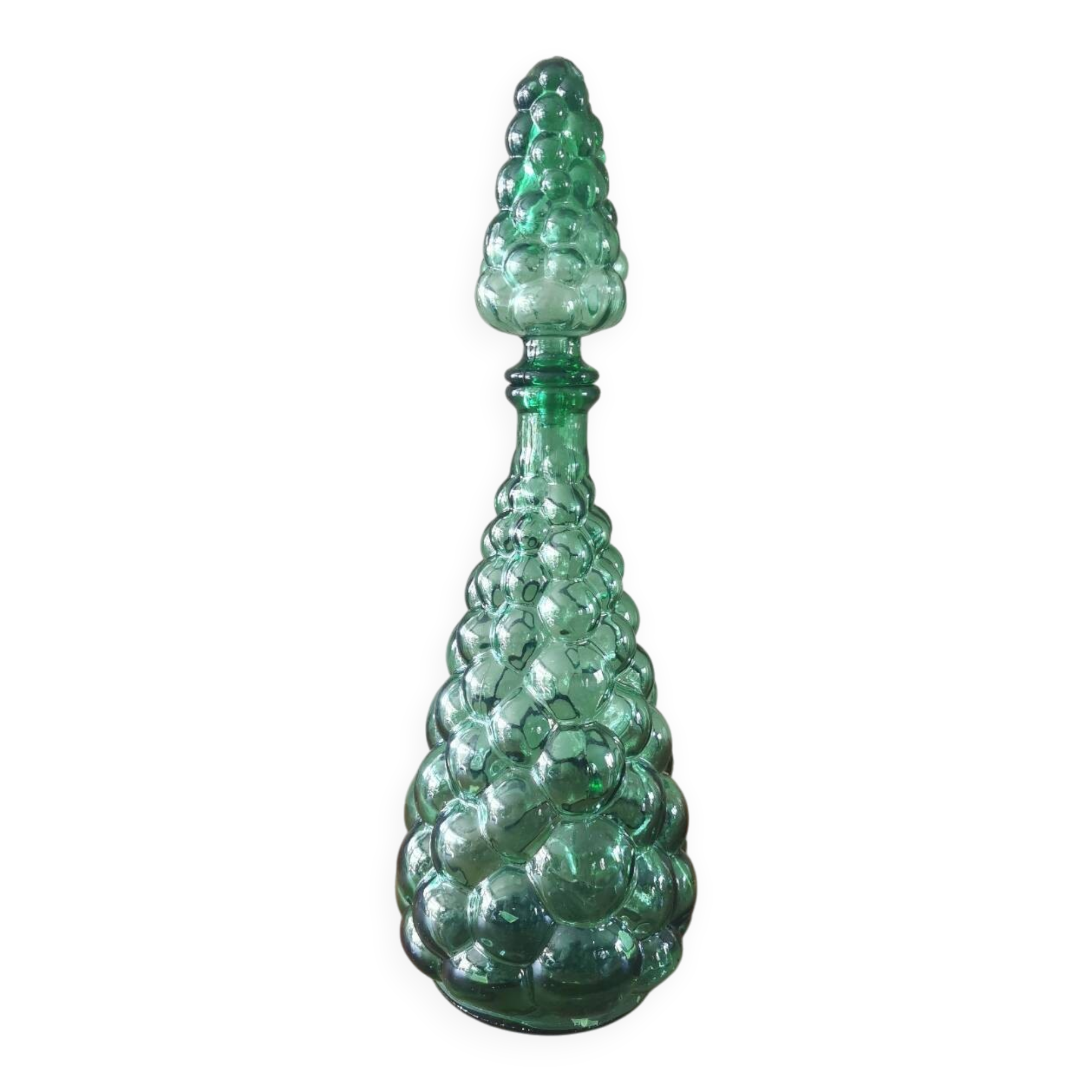 Vintage carafe with giant bubbles