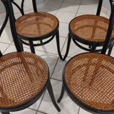 Michael Thonet 1920 Vintage Bistrot Suite 4 Chairs