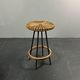 Midcentury Dutch rattan bamboo bar stools by Rohé Noordwolde, 1950s