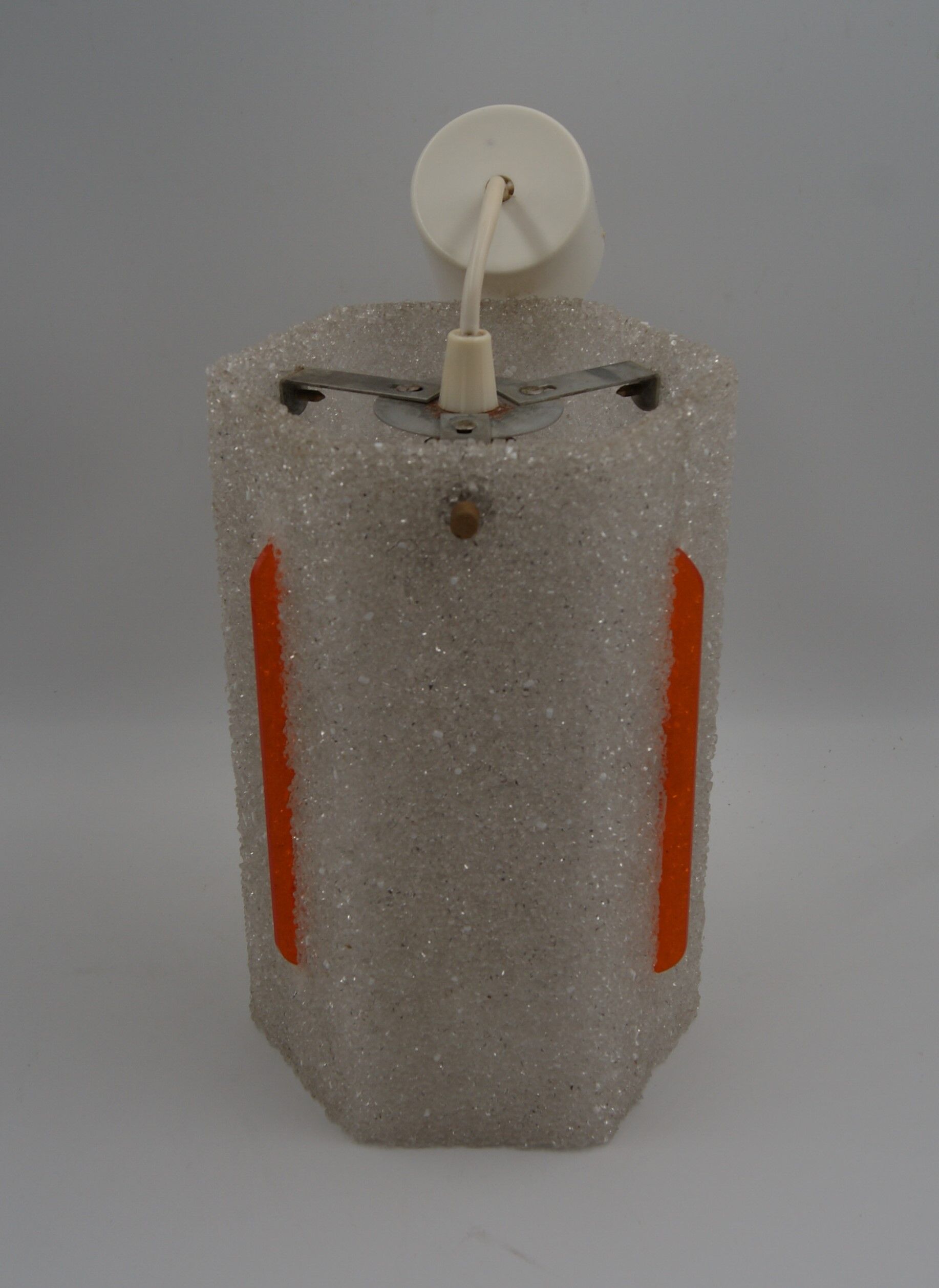 Perspex vintage pendant lamp