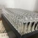 Rectangular wall light in moulded glass Wila Leuchten 1960