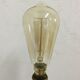 Antique lamp with brass base