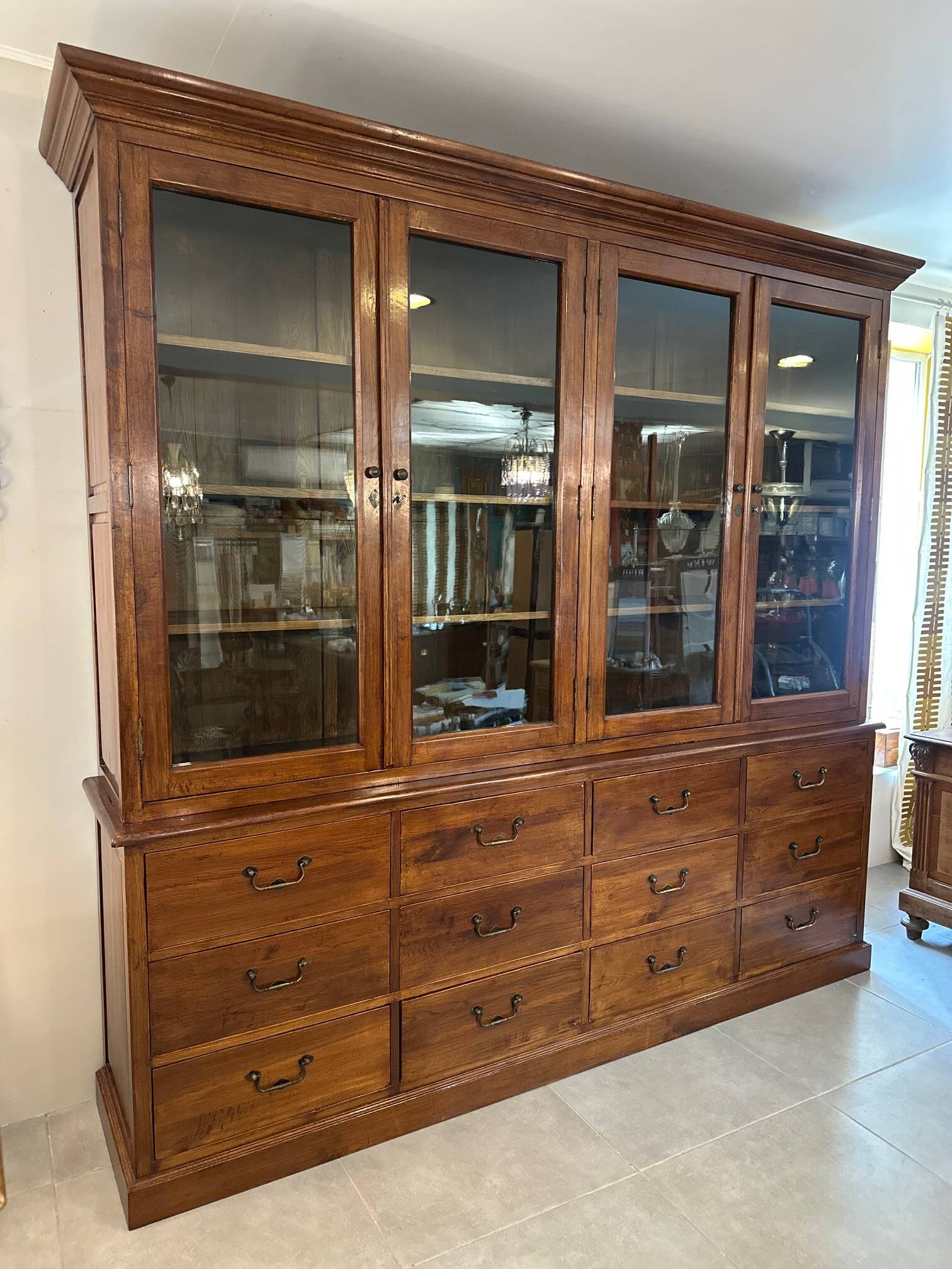 Oak display cabinet 1920