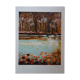 Michel Henry : Cavalier dans le sous-bois aux coquelicots, lithographie originale signée