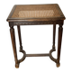 Antique piano stool, wood and caning - Louis XVI style, late 19th century.