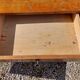 schoolmaster's desk, wood and metal, with drawers and cupboard