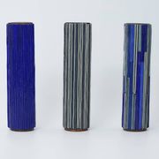 Mid Modern Pottery Mosaic Vases by W. Zimmermann for Ritter