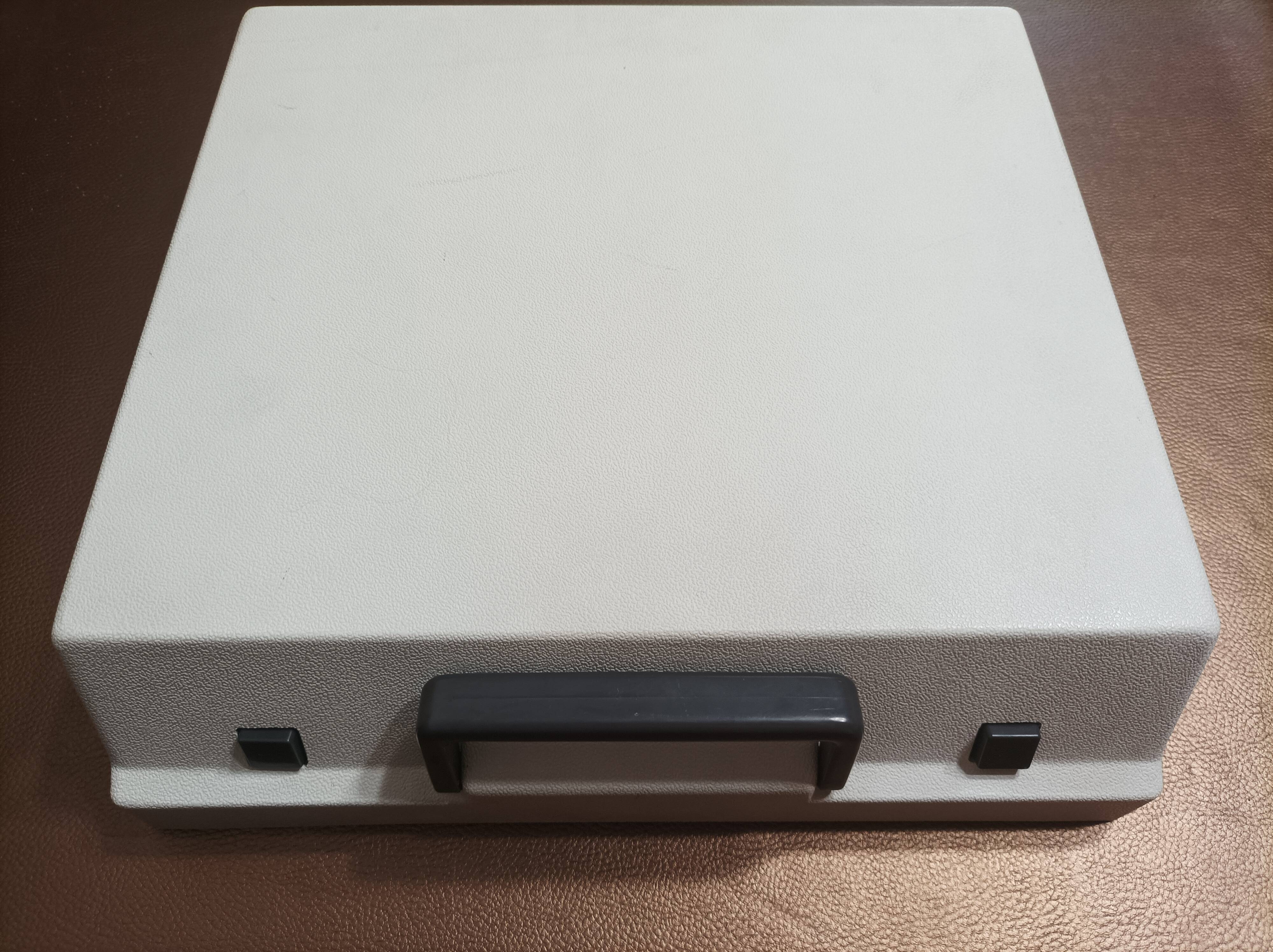 Olympia typewriter, orange